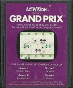 A26 Grand Prix - Atari Text Or Picture Label