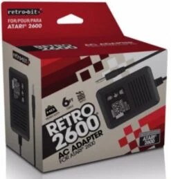 A26 Atari 2600 AC Adapter (3rd) NEW Retro Bit - Red Box