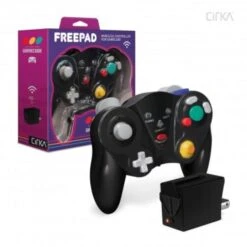 NINTENDO GC Wireless Controller (3rd) NEW - Cirka FREEPAD - Hyperkin - Black