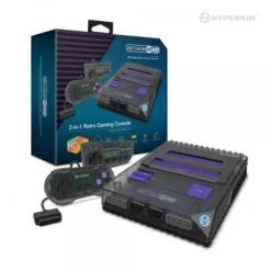 NES SNES - RetroN 2 HD - Hyperkin - 2 In 1 System HW (3rd) Hyperkin With HDMI Output - NEW - Black