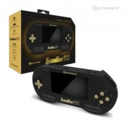 NINTENDO SNES Supaboy SFC Slim - Portable SNES System HW - Black Gold 2020 Edition - Hyperkin - NEW