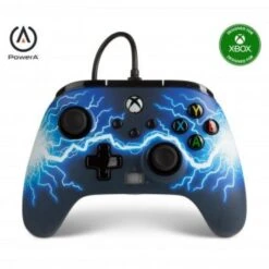Xbox XSX XB1 PC Wired Controller (3rd) Power A - Arc Lightning - NEW